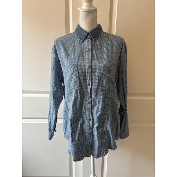 Vintage Cherokee Chambray Button Up - Picture 1 of 10